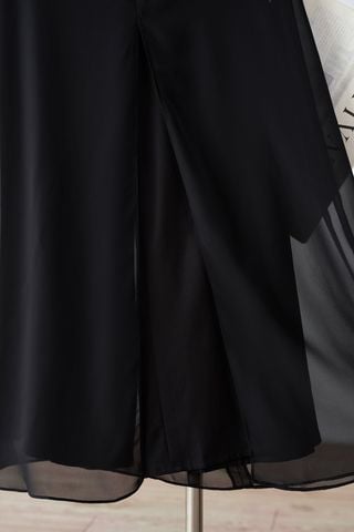 Quần váy ống rộng xẻ trước - B64W26H002