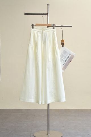 Quần ống rộng nhún 2 bên  - B64W26H004