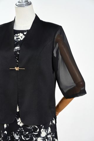 Áo khoác phối voan tay lỡ - B65D25Q001