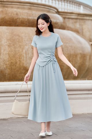 Chân váy xòe chun eo - D62L25H006