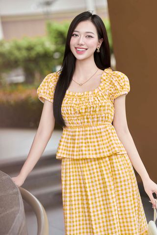 Áo chun nhún ngực - D61B25H021