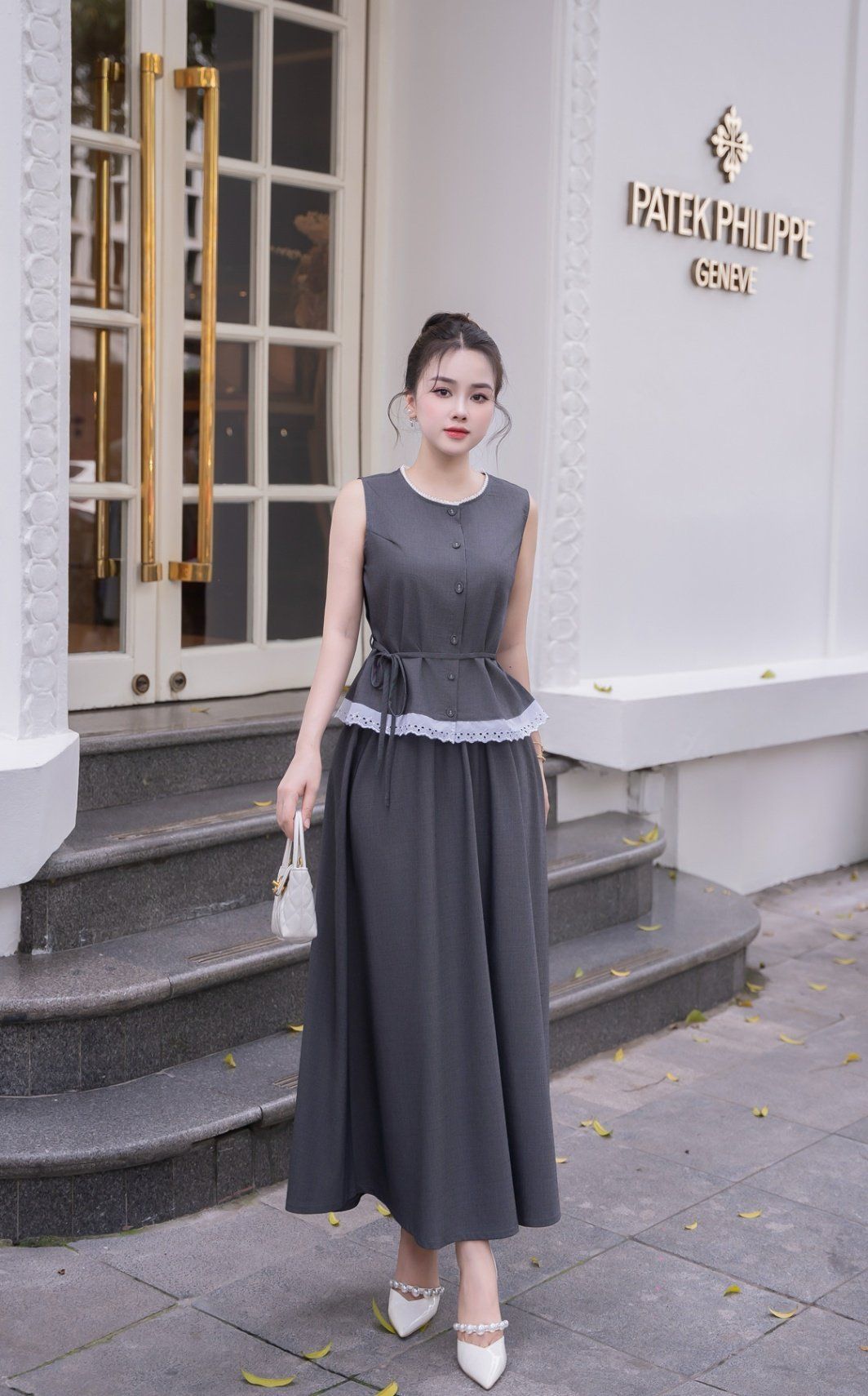 Chân váy xòe cạp chun - D62L25H005
