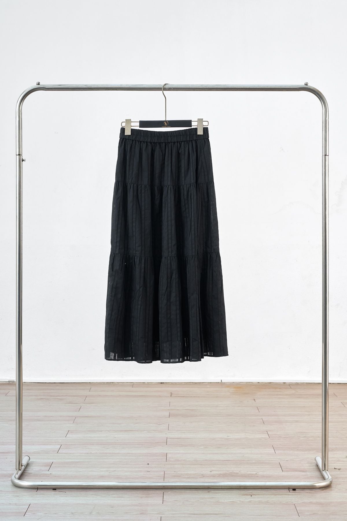 Chân váy xoè cạp chun nhún 3 tầng - D62M25Q004