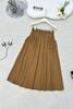 Chân váy dài túi ốp kẹp chun - H62L25Q002