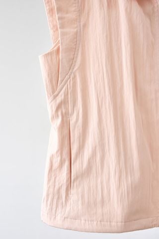 Áo khoác gió gile khoá kéo dáng suông - H65G26Q001