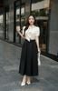 Chân váy xòe xếp ly chun sau - L62L25Q011