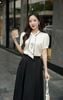Chân váy xòe xếp ly chun sau - L62L25Q011