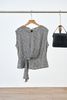Áo peplum vai chờm bèo eo  - L61B25H051