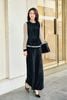Áo peplum cổ bèo phối tay - L61B25T013