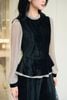 Áo peplum cổ bèo phối tay - L61B25T013