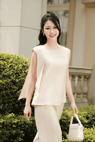 Áo nơ vai dáng suông - L61B26H003