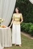 Áo peplum dây hoa eo - L61B26H007