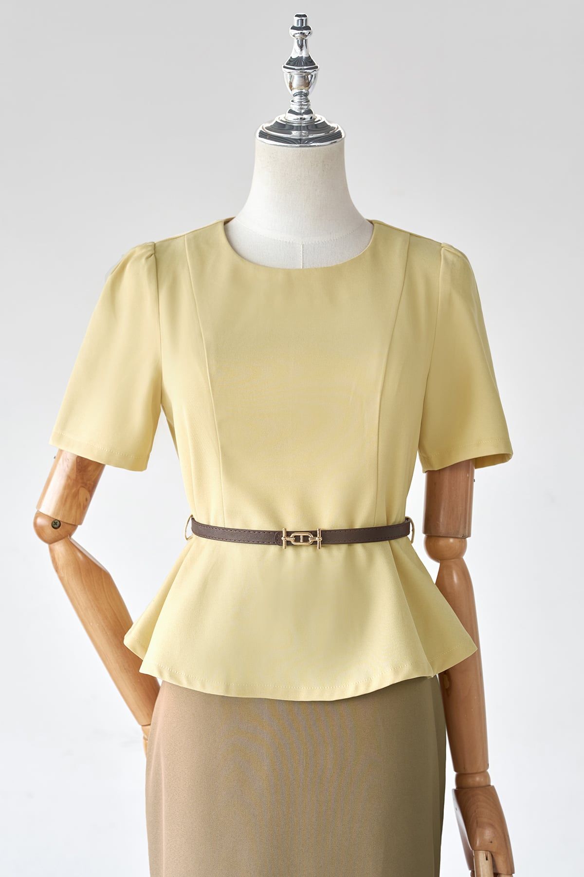 Áo peplum dây hoa eo - L61B26H007