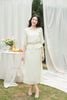 Áo peplum cổ tròn tay cánh tiên - L61B26H055