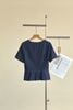 Áo peplum đính cúc 1 bên chần chỉ - L61B26H058