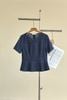 Áo peplum đính cúc 1 bên chần chỉ - L61B26H058