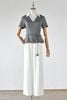 Áo peplum phối cổ dây hoa eo - L61B26Q003
