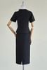 Áo peplum cổ phối nơ vai - L61B26Q008