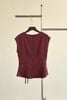 Áo peplum cổ xếp nơ eo - L61B27H002