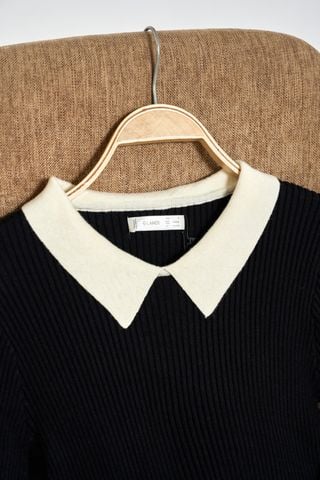 Áo len ôm phối cổ - L61W25T002