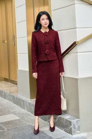 Chân váy dáng ôm cạp liền - L62F25T008