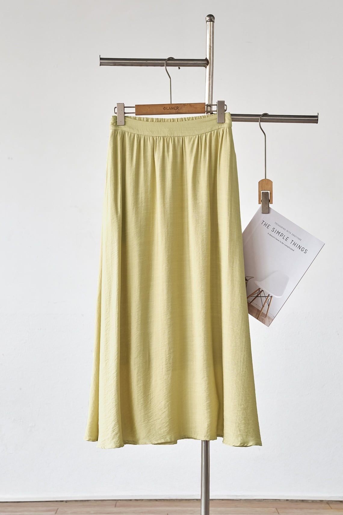 Chân váy xoè nhún; chun sau - L62L26H002