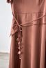 Đầm xòe peplum buộc nơ eo - L63L26H002