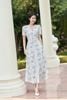 Đầm maxi cổ tim xẻ trước - L63M25H042