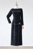 Đầm nhung xoè nhún đắp dây tết - L63M25T010