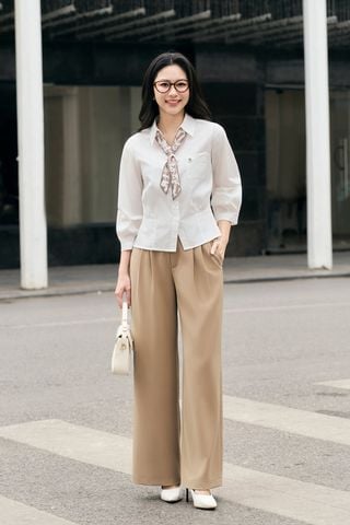 Quần ống rộng; ly bung - L64W26Q005