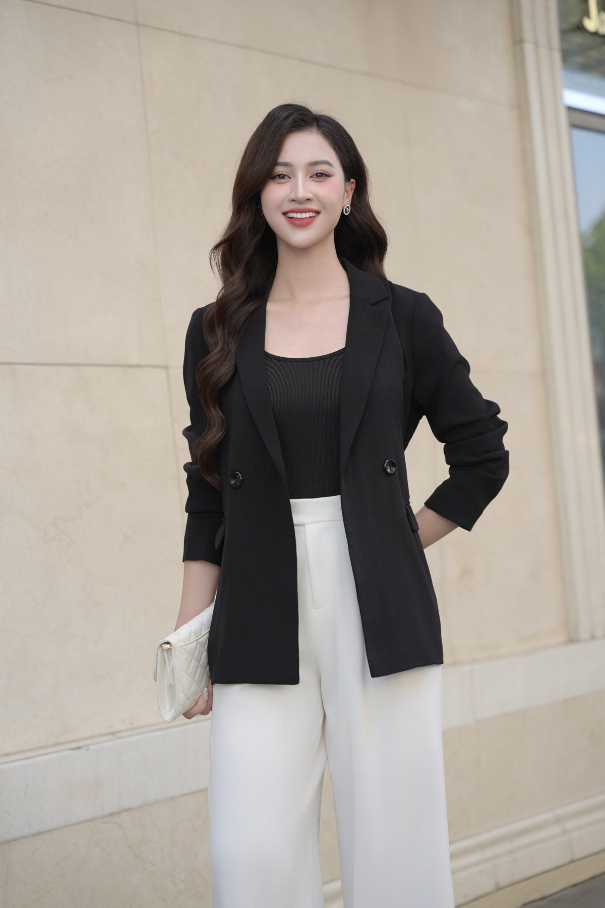 áo vest dáng suông - L65B23T016