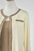 Áo cardigan cổ tròn phối màu - L65C25T012