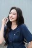 Áo đờ mi peplum cổ tròn đính hoa - L65D26H012