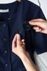 Áo đờ mi peplum cổ tròn đính hoa - L65D26H012