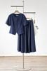 Áo đờ mi peplum cổ tròn đính hoa - L65D26H012