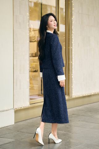 Chân váy dài bổ mảnh - L62M25T012