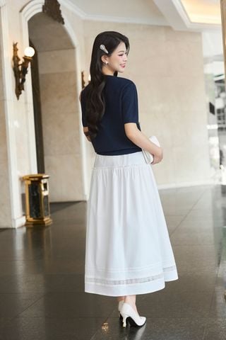 Chân váy xoè nhún bèo;kẹp zen - L62L26H001