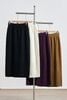 Chân váy len trơn dáng suông phối gấu - N62T25T003