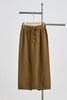 Chân váy len trơn dáng suông cạp rút chun dây - N62T25T004