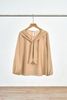 Áo cổ tròn buộc khăn vai - O61B25Q012