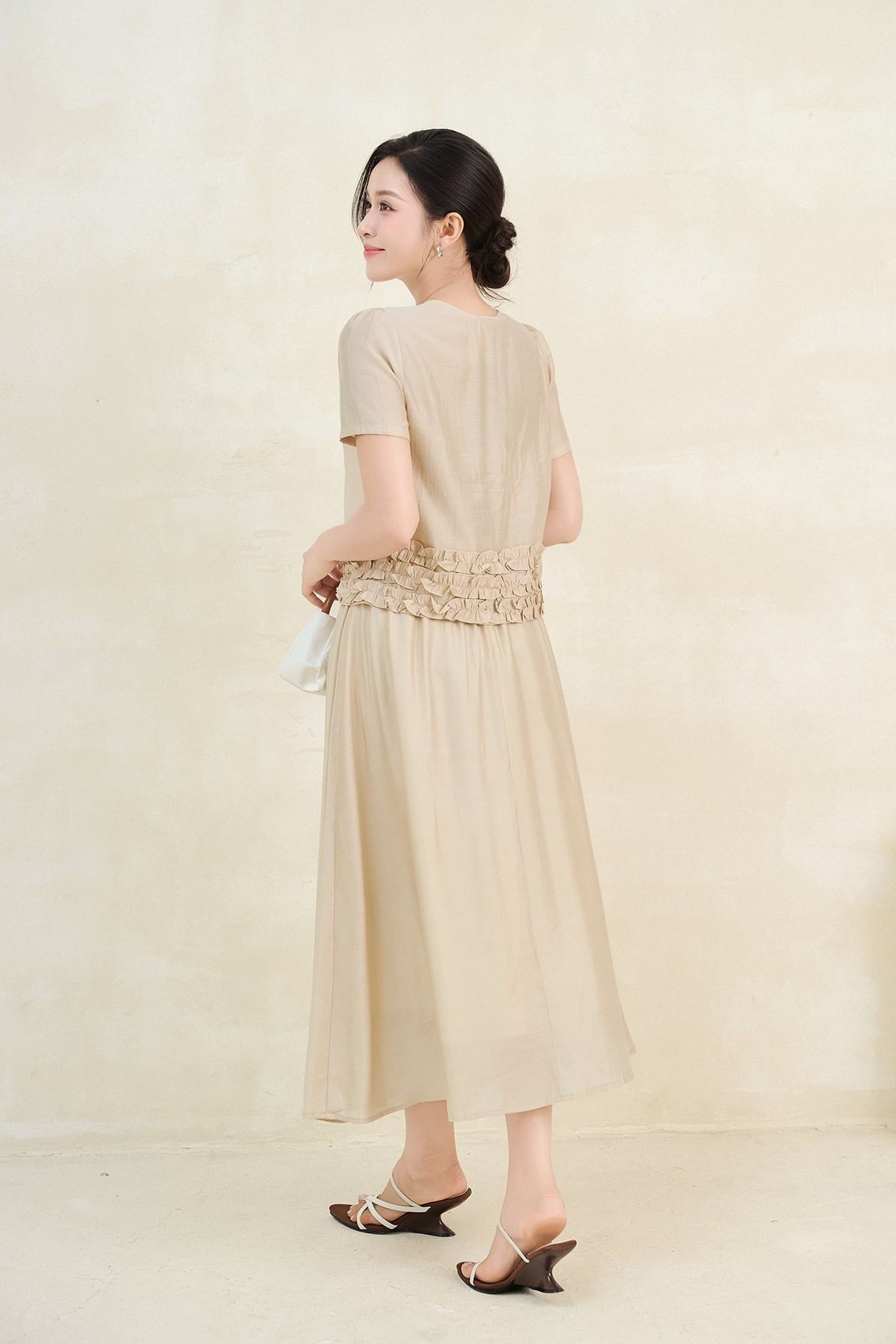Chân váy xòe cạp chun - O62L26H001