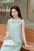 Áo sát nách cổ sen dáng rộng - O61B26H007
