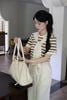 Áo thun cổ tròn khăn vai - O61B26H016