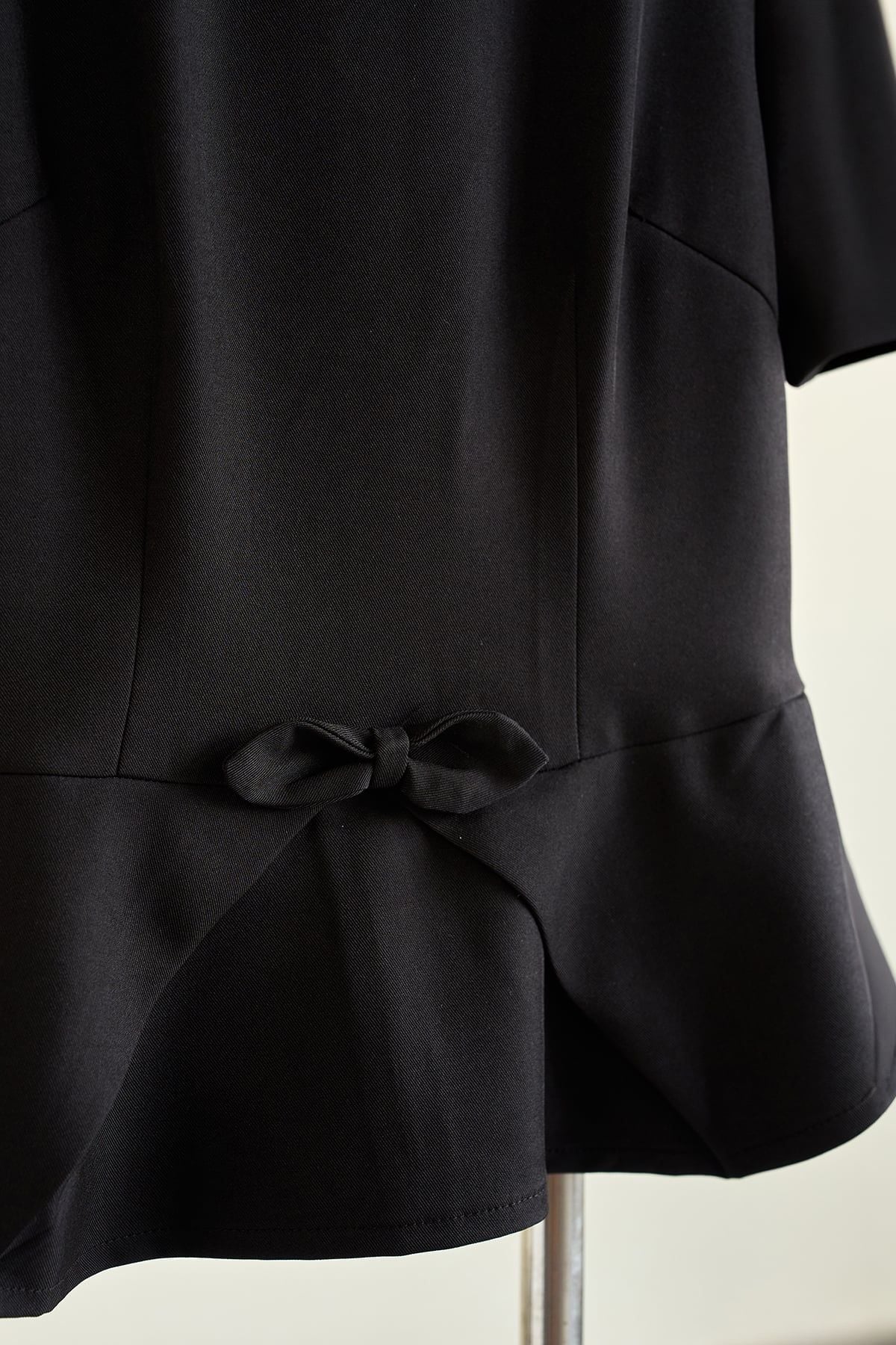 Áo peplum xếp ly súp nơ eo - O61B27H001