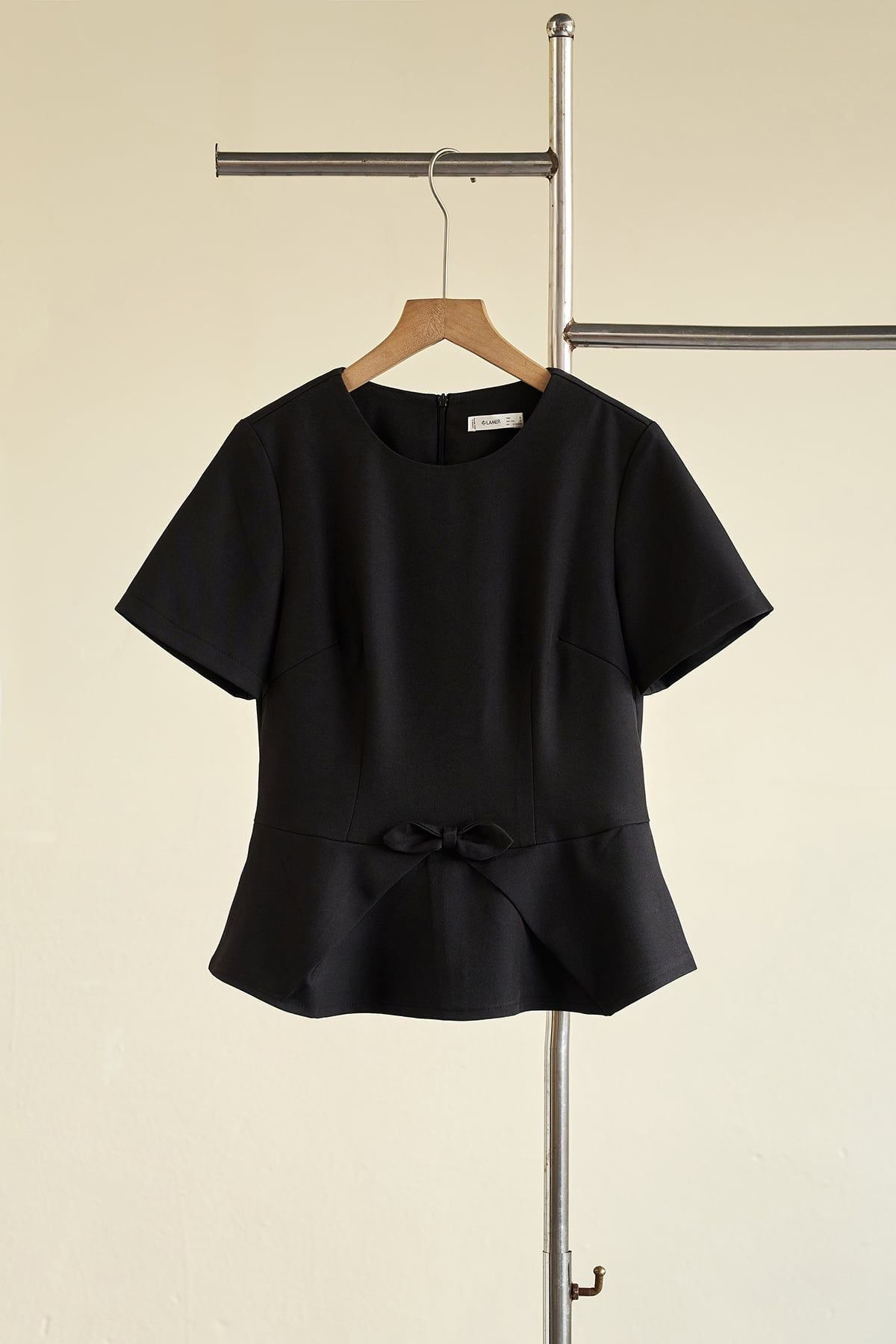 Áo peplum xếp ly súp nơ eo - O61B27H001
