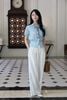 Áo sơ mi cổ đức nơ cài - O61H26H015