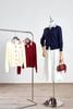 Áo len cardigan phối cổ - O61W25Q016 (Hình thêu ngẫu nhiên)