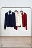 Áo len cardigan phối cổ - O61W25Q016 (Hình thêu ngẫu nhiên)