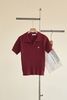 Áo len polo cộc tay basic vặn thừng - O61W26Q032
