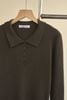 Áo len basic dài tay cổ bẻ bổ trụ - O61W26Q048